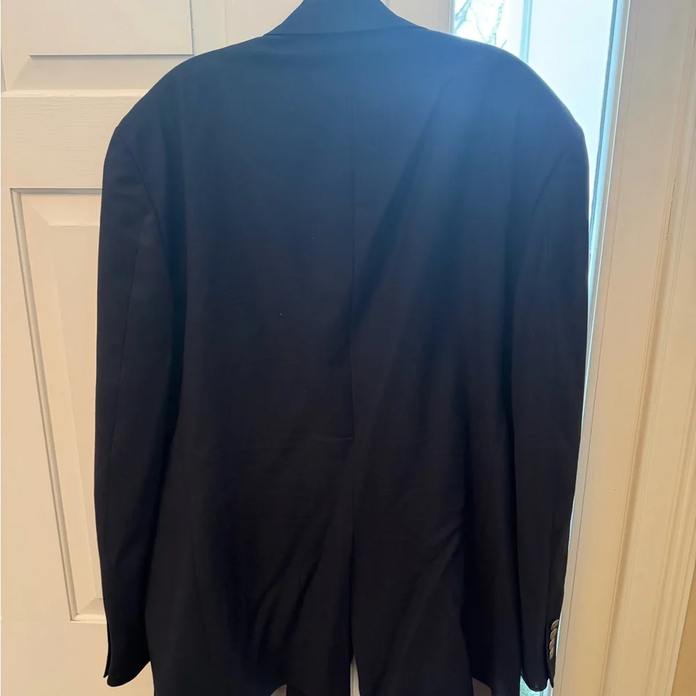 Men's Dark Navy Blazer/ SPORTS COAT  Bill Blass 46L